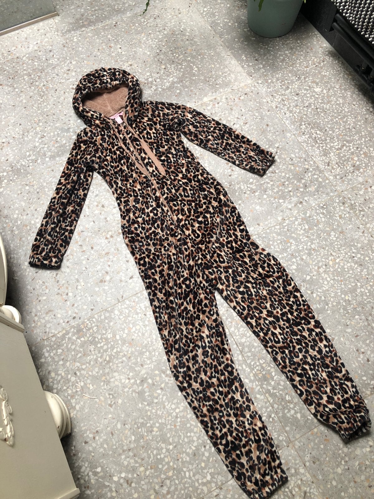Hunkemöller Onesie Luipaardprint Maat XS, Ophalen of Verzenden, Zo goed als nieuw, Maat 34 (XS) of kleiner