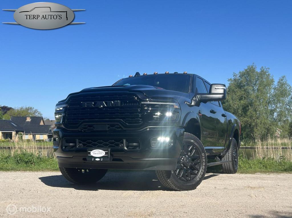 Dodge Ram 2500 Limited 6.7 Cummins H.O. 430pk 8 Traps automa, Auto's, Dodge, Automaat, 430 pk, Gebruikt, Zwart