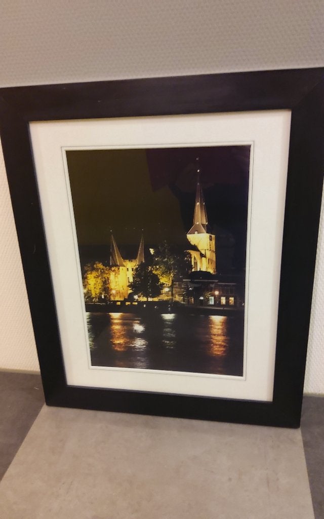 Foto in lijst met glas:50x48cm, Ophalen