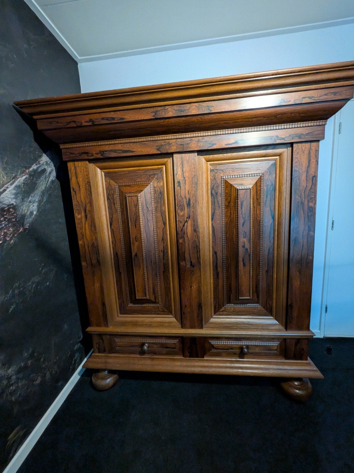 Antieke Kussenkast met Lades en Planken - 190x181x64 cm, Ophalen