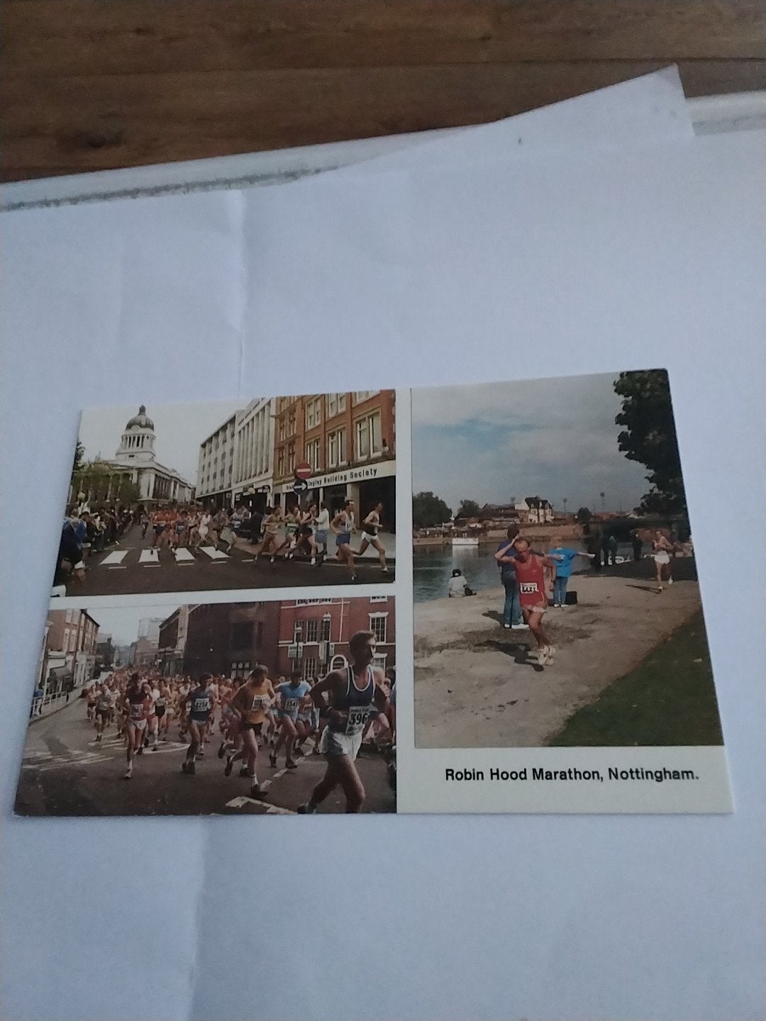 Ansichtkaart Robin Hood Marathon Nottingham 1989, Verzamelen, Ophalen of Verzenden