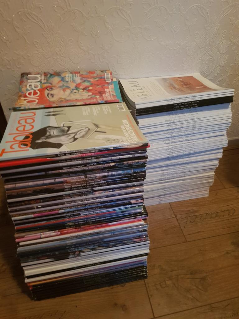 Tableau tijdschriften complete jaargangen 1979 t/m 2015, Ophalen of Verzenden, Gelezen