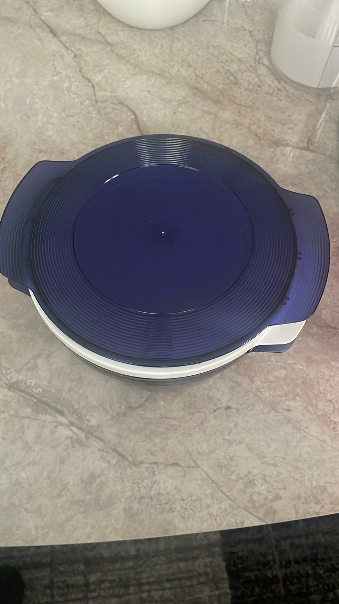 Tupperware MicroCook (2,25 liter), Blauw, Nieuw, Ophalen of Verzenden, 2250 ml