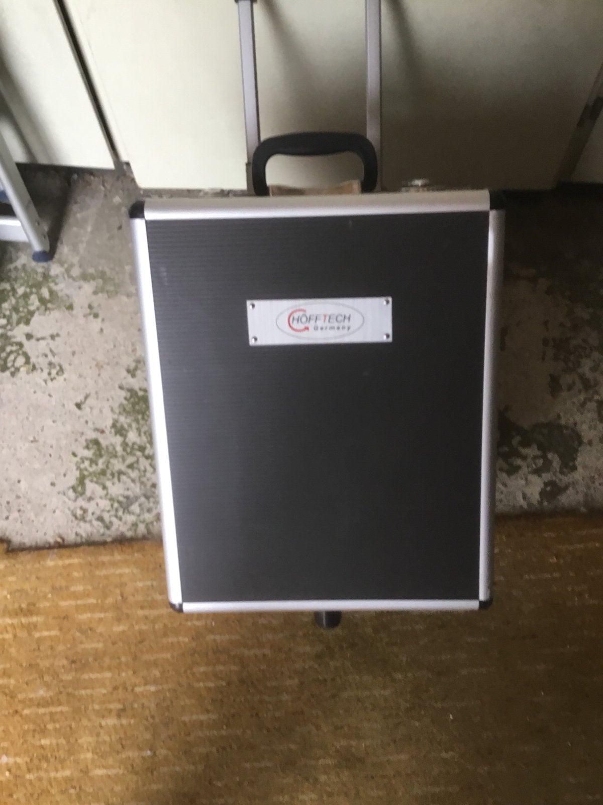 Hofftech Germany aluminium rolkoffer met trekfunctie, Gebruikt, Minder dan 50 cm, Ophalen of Verzenden, Minder dan 35 cm