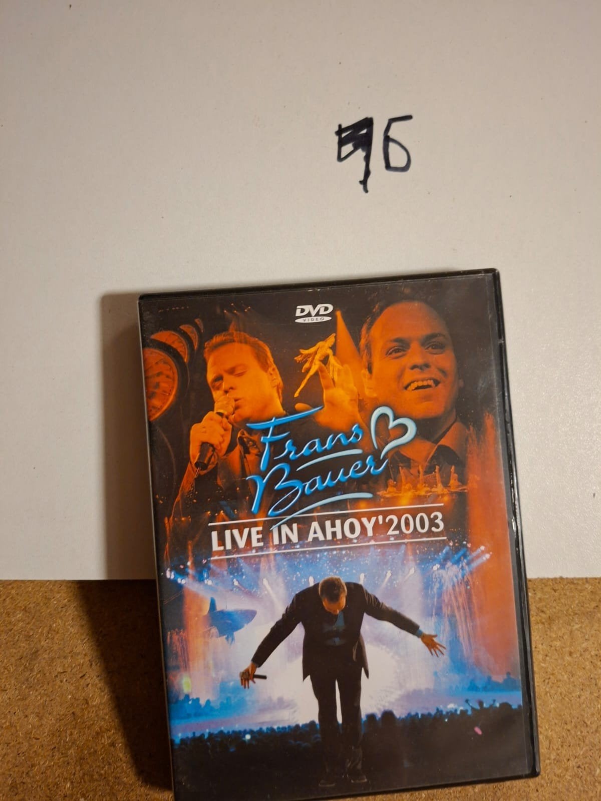 Frans Bauer - Live in Ahoy' 2003 DVD, Gebruikt, Alle leeftijden, Concert, Inclusief doosje