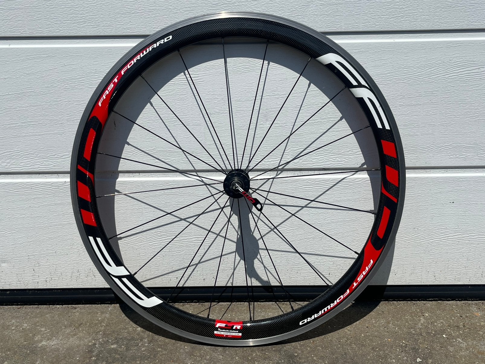 FFWD F4r voorwiel (Fast Forward), Fietsen en Brommers, Fietsonderdelen, Zo goed als nieuw, Racefiets, Carbon, Ophalen