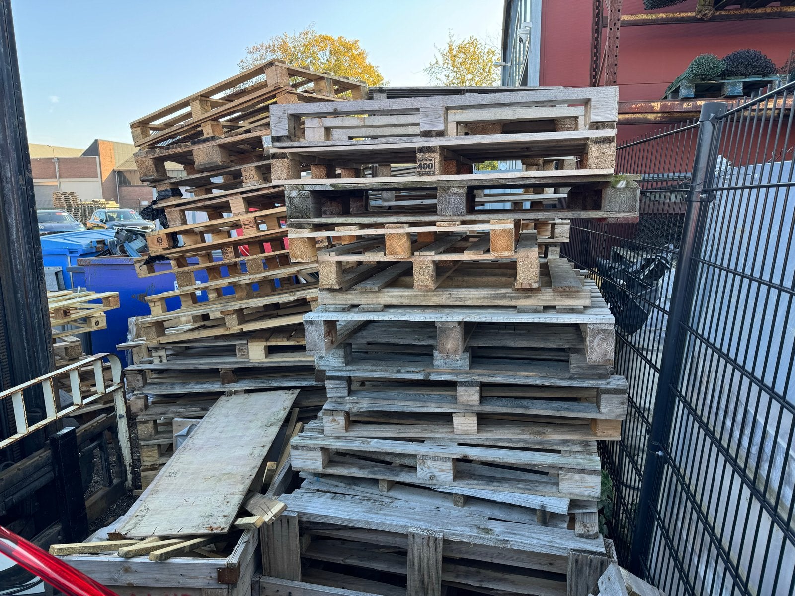 Diverse partij gebruikte pallets, gratis af te halen!, 6 m³ of meer, Ophalen