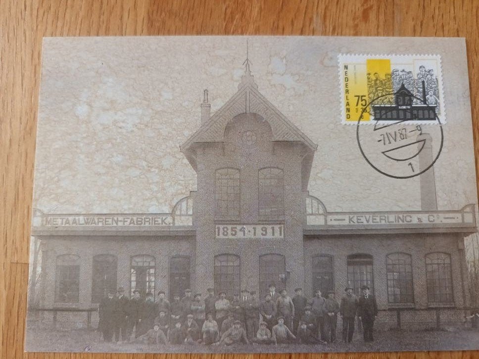 Zomerpostzegel op kaart 1987 (1), Ophalen of Verzenden, Na 1940, Gestempeld