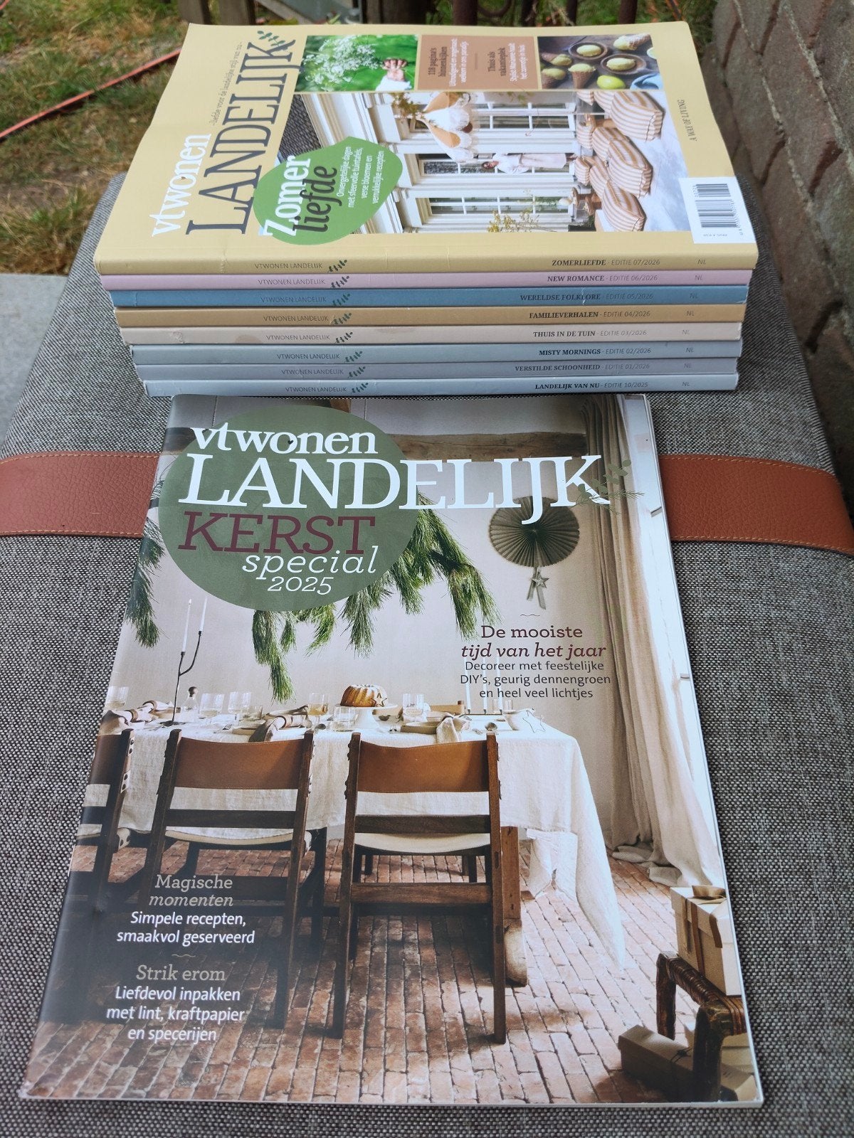 VtWonen Landelijk tijdschriften - 8 stuks + special Kerst, Ophalen of Verzenden, Zo goed als nieuw, Overige typen