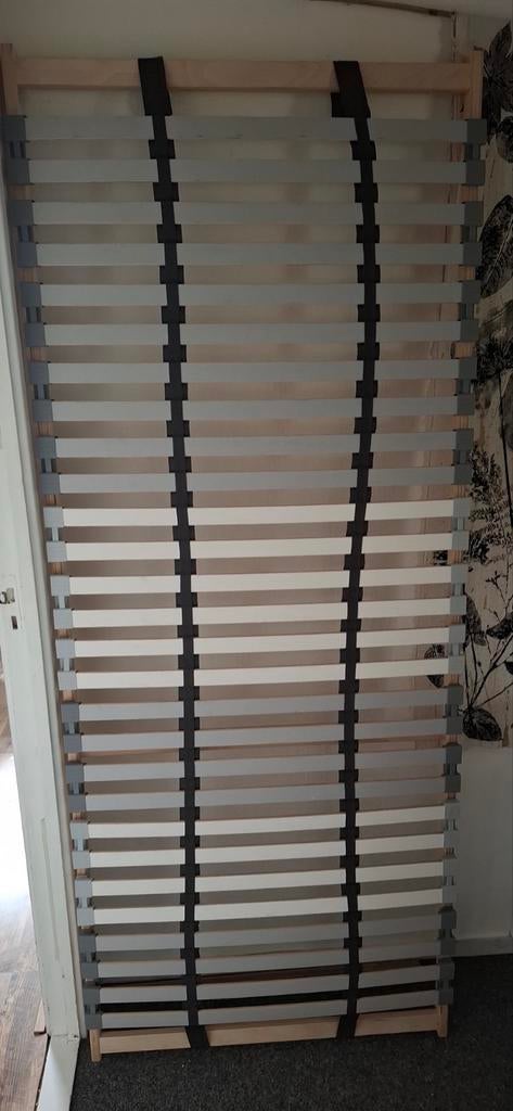 IKEA Kopardal bed 140x200 cm met lattenbodem, Gebruikt, Tweepersoons, 200 cm, Metaal