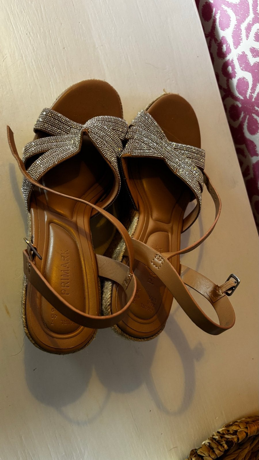 Primark Hakjes met Glitter Maat 40, Pumps, Overige kleuren, Ophalen of Verzenden, Gedragen