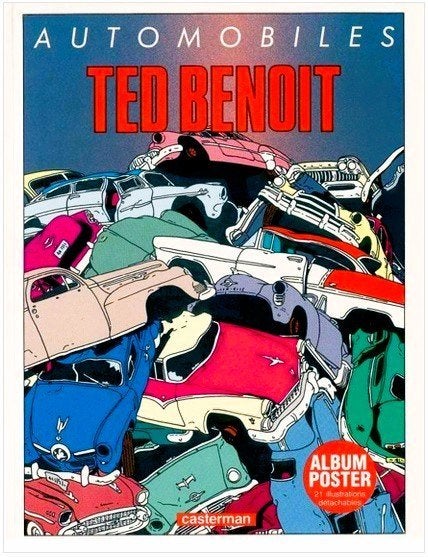 Automobiles ~ Posteralbum 39 x 30cm 🚗 Ted Benoit (1986), Ophalen of Verzenden, Overige figuren, Nieuw, Boek of Spel