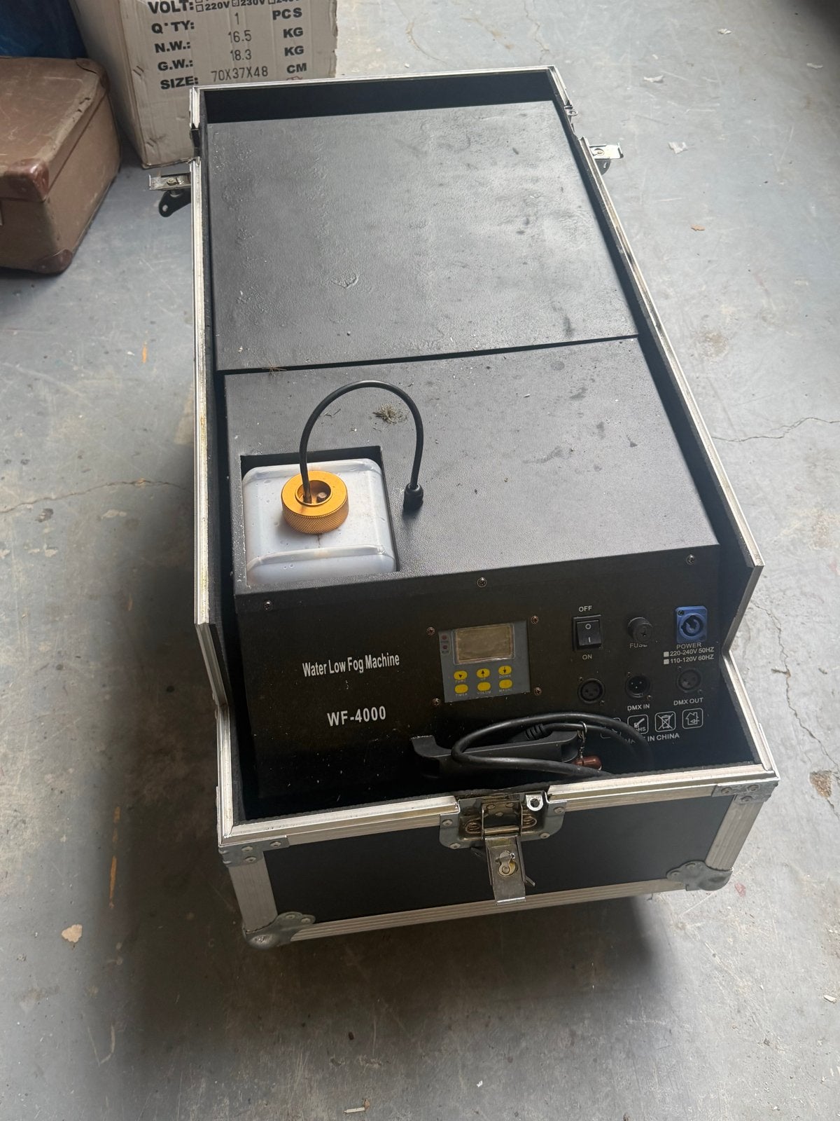 Water Low Fog Machine WF-4000 Rookmachine, Muziek en Instrumenten, Licht en Laser, Ophalen, Gebruikt, Rookmachine