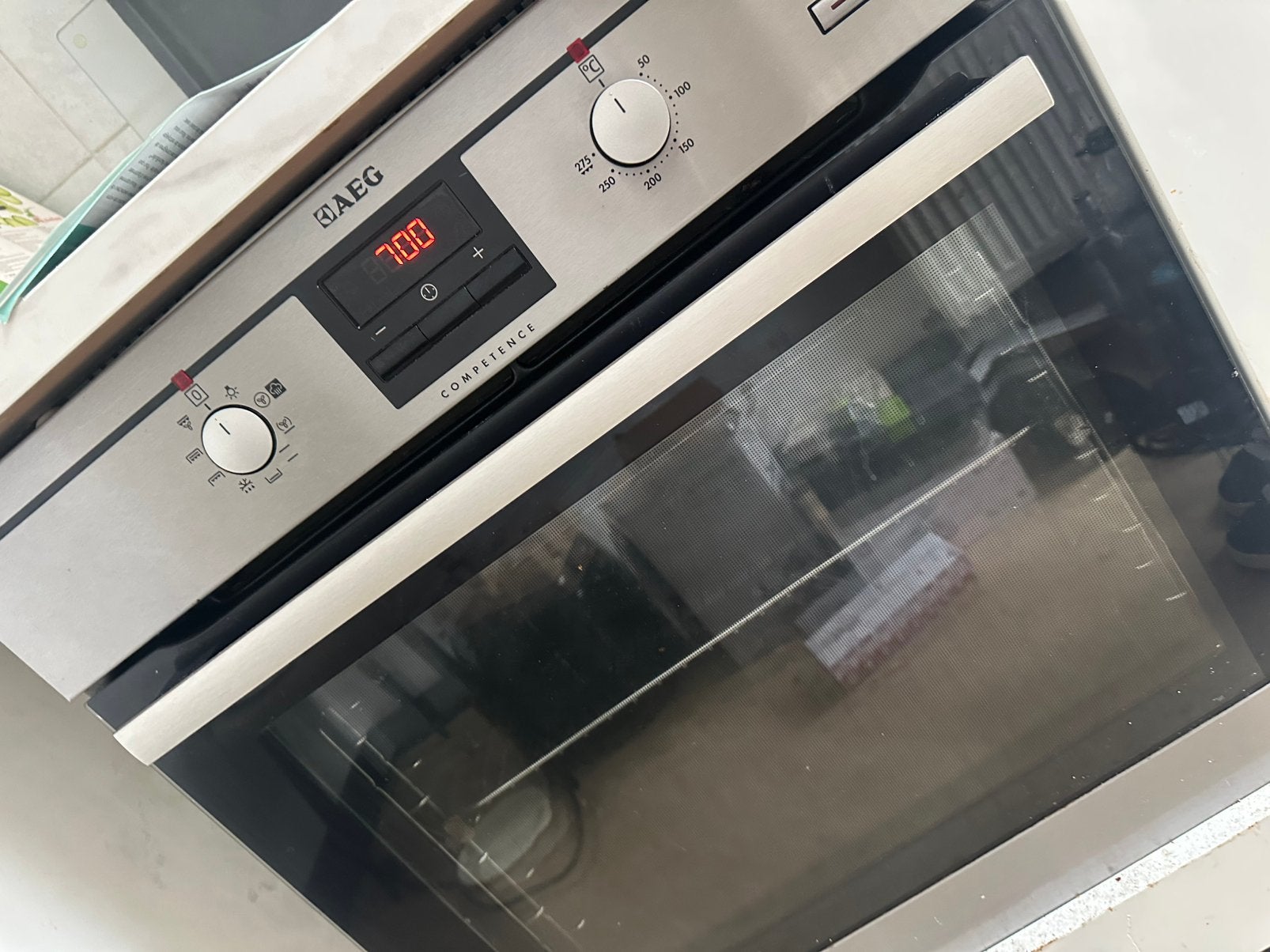 AEG oven, Ophalen, Gebruikt