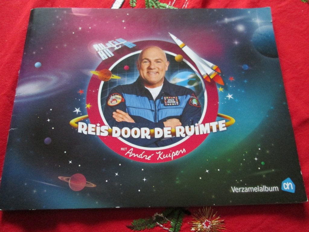 Reis door de ruimte André Kuipers Verzamelalbum AH Compleet, Verzamelen, Albert Heijn, Ophalen of Verzenden