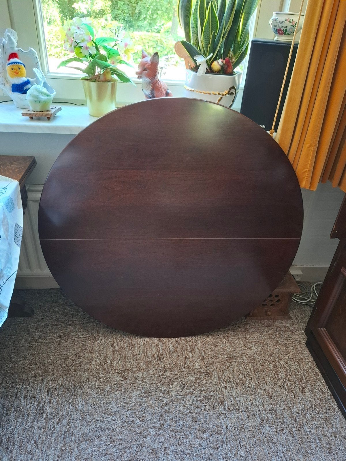 Eettafel, Huis en Inrichting, Ophalen, Rond, 100 tot 150 cm, 100 tot 150 cm
