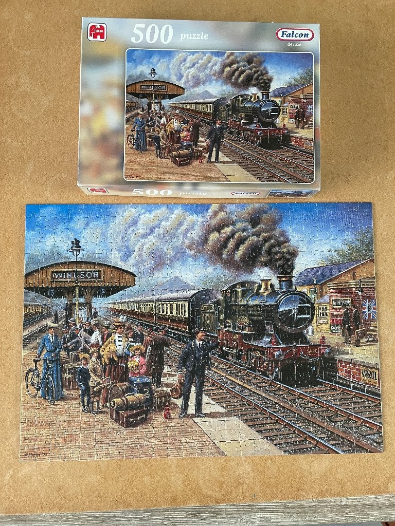 5 x puzzels 500 stukjes kompleet, Ophalen of Verzenden, Minder dan 500 stukjes, Zo goed als nieuw, Legpuzzel