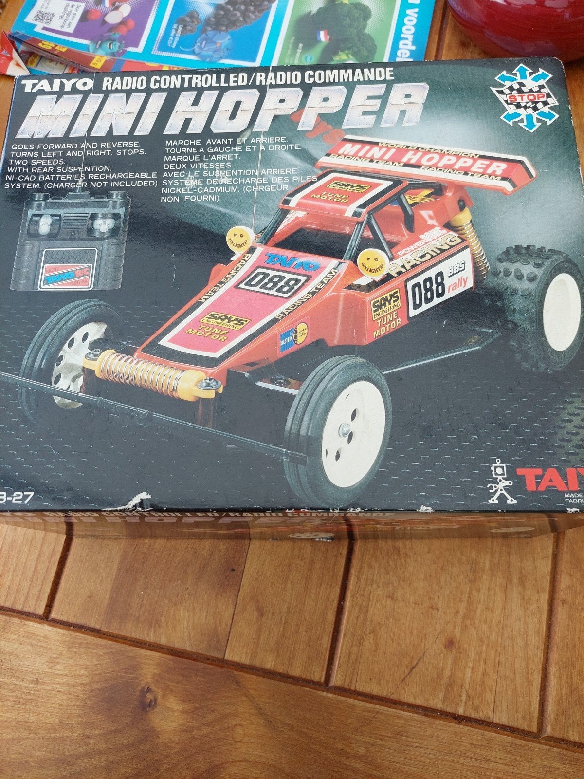 Vintage Taiyo Mini Hopper RC Auto - Zeldzaam en Compleet, Elektro, Gebruikt, Auto offroad, Ophalen of Verzenden