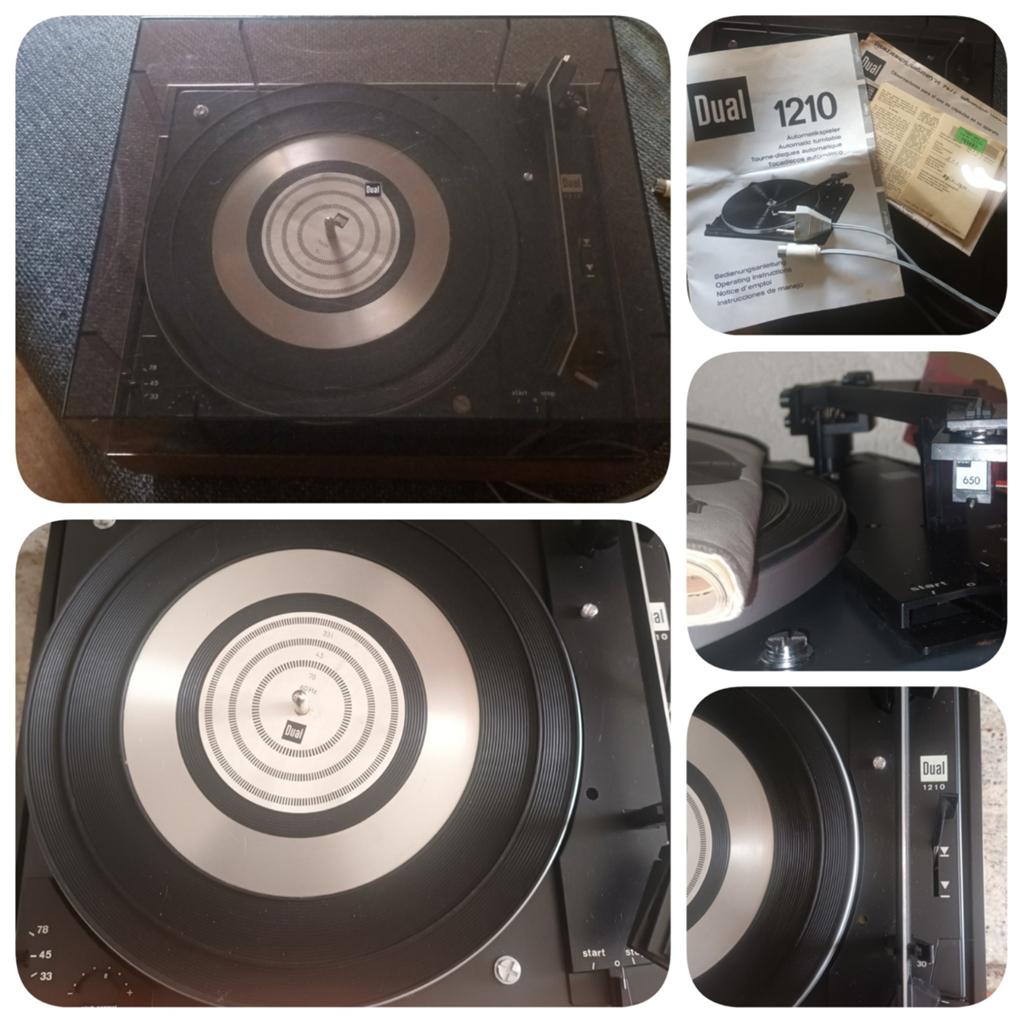 DUAL 1210 Vintage platenspeler 1972 + handleiding, Ophalen, Dual