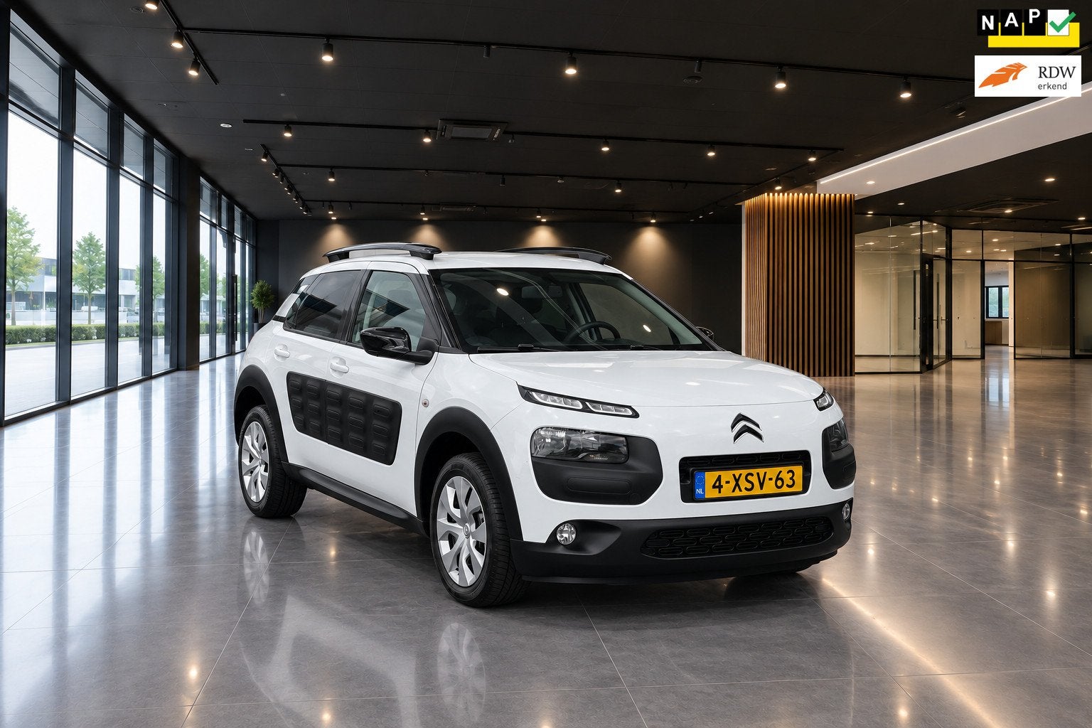 Citroen C4 Cactus 1.2 E-VTi FEEL 5DRS AUTOM. NW-D-RIEM, Auto's, Stof, 82 pk, Origineel Nederlands, 3 cilinders