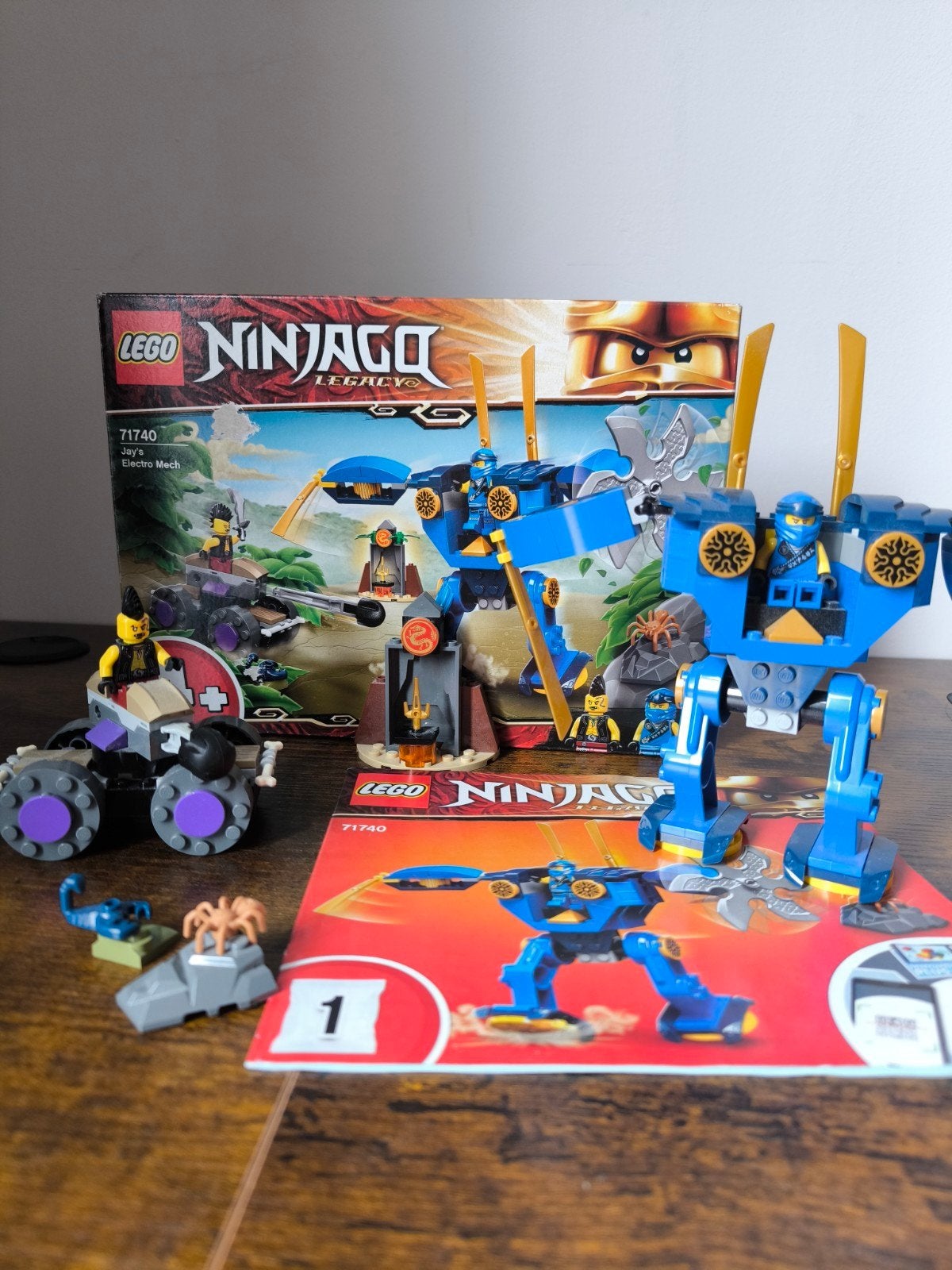 LEGO Ninjago Legacy 71740 Jay's Electro Mech, Ophalen of Verzenden, Zo goed als nieuw