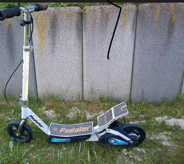 Pedaler space scooter RBX step wit zwart rockboard, Fietsen en Brommers, Steps, Ophalen of Verzenden, Kickbike