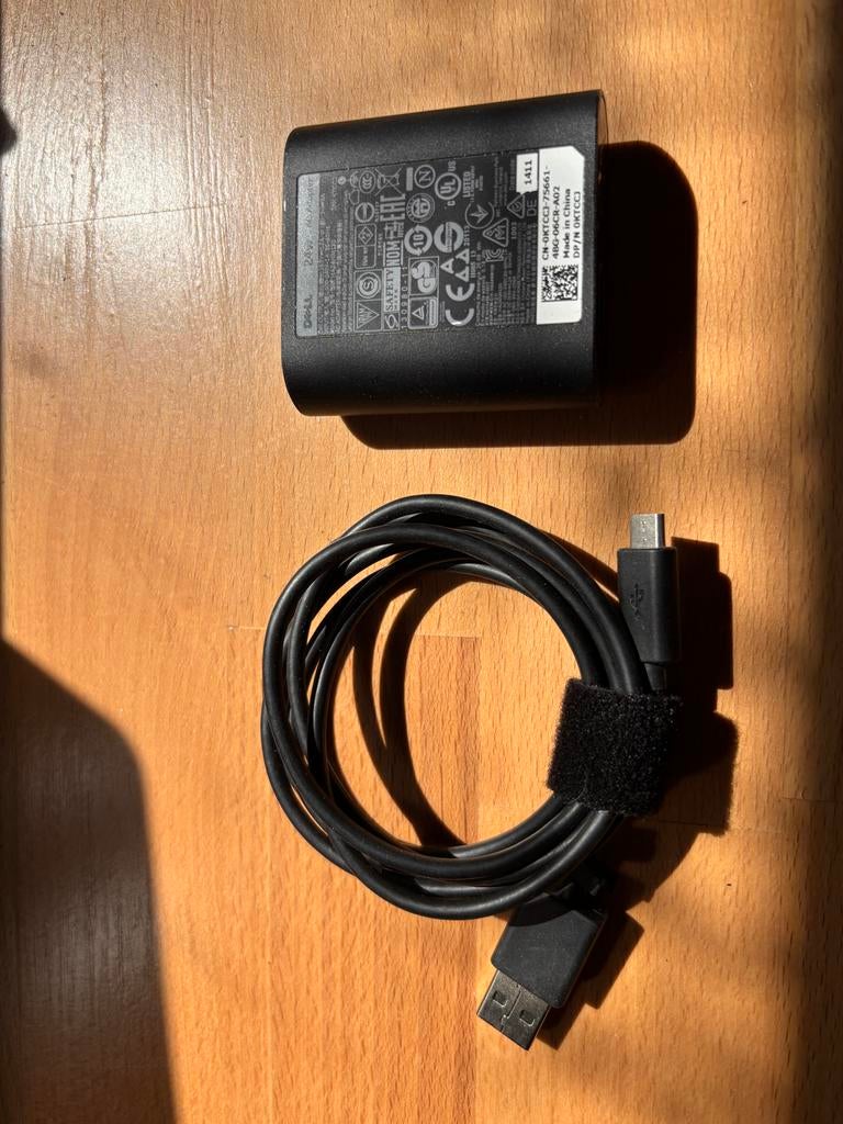 Dell 24W AC Adapter DPN 0KTCCJ - Oplader, Ophalen of Verzenden, Zo goed als nieuw