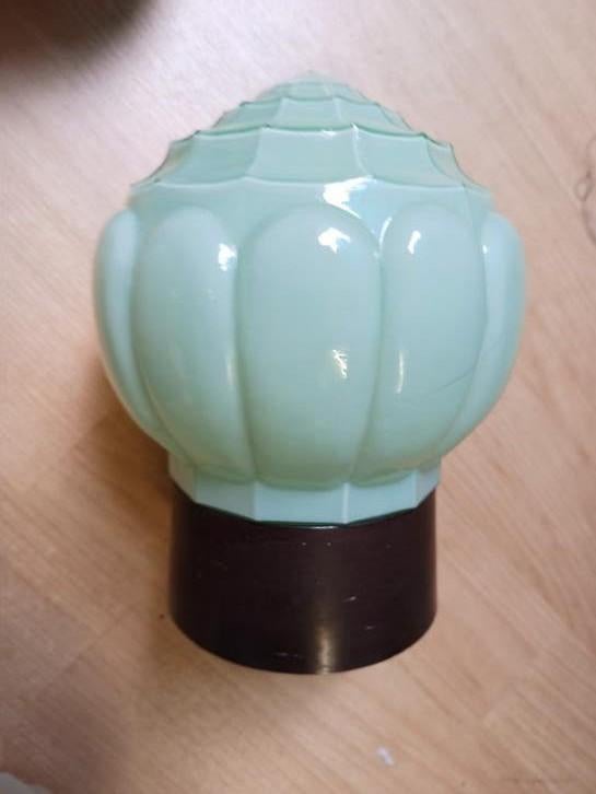 Mooie jaren 30 Thabur plafondlamp goedkoop., Ophalen of Verzenden, Zo goed als nieuw, Glas, Art Deco, BAUHAUS