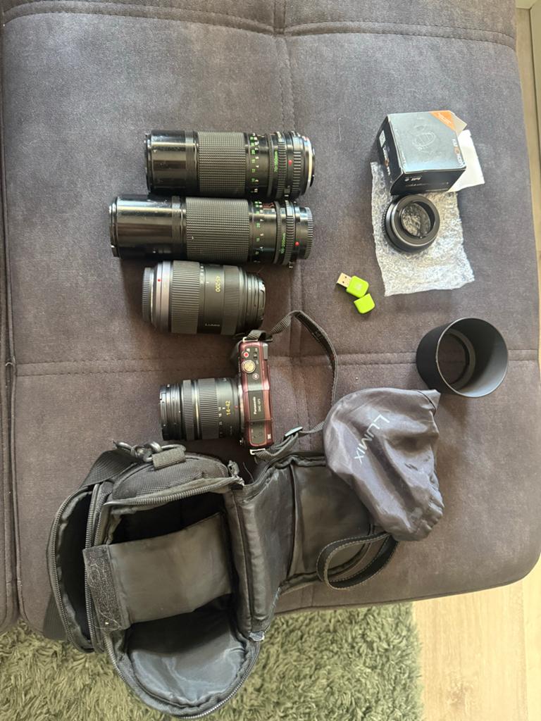 Panasonic Lumix GF5 Systeemcamera met 3 lenzen, Compact, Ophalen of Verzenden, Zo goed als nieuw, Overige Merken