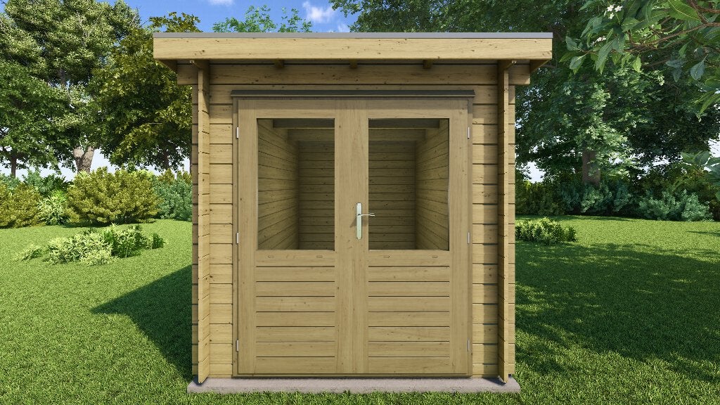 Fonteyn Basicline Tuinhuis Roosmarijn - 200x300cm  Keteldruk, Minder dan 250 cm, 200 tot 400 cm, Verzenden, Blokhut