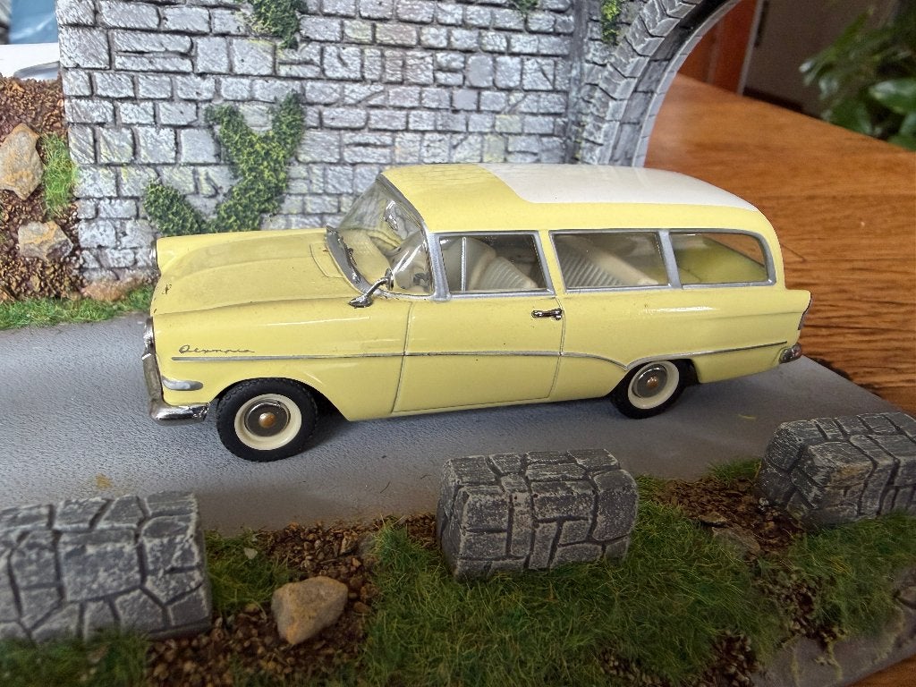 Opel Rekord P1 caravan 1958 Minichamps, Ophalen of Verzenden, Nieuw, Auto, MiniChamps