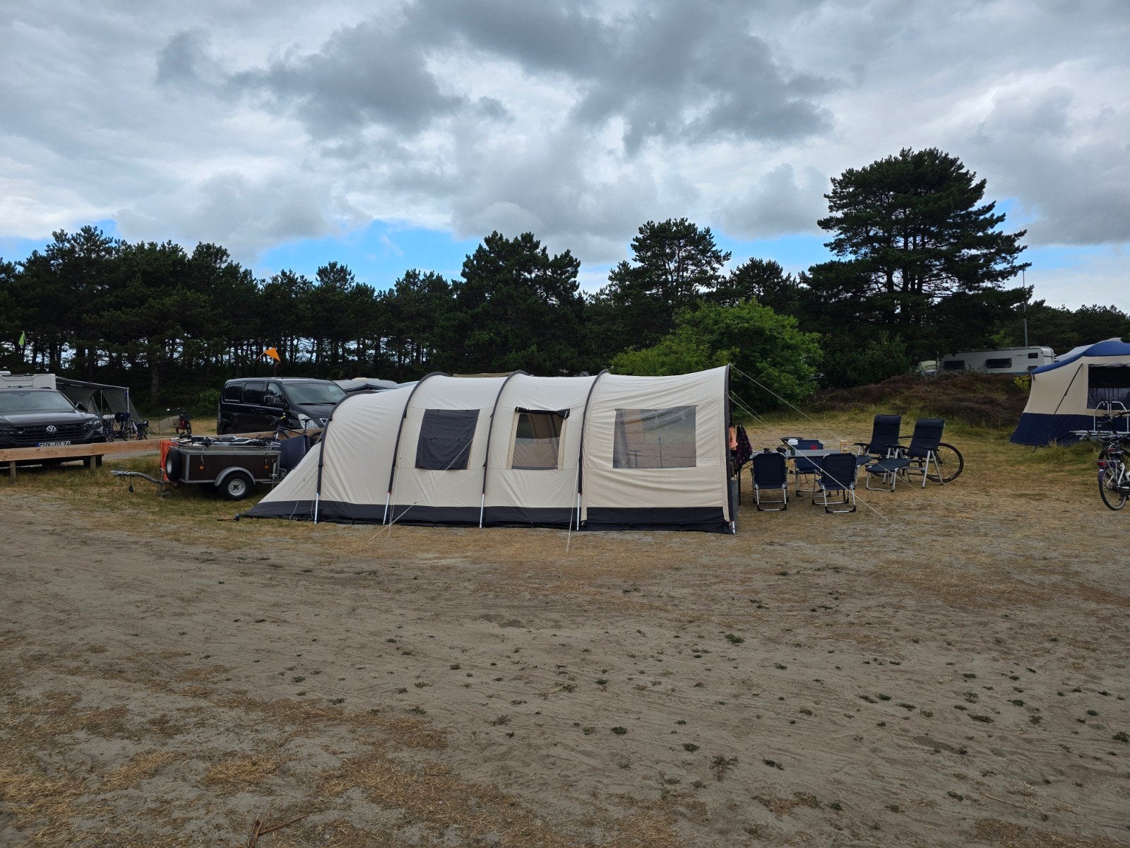 Tent Obelink Familia 6, Caravans en Kamperen, Tenten, Ophalen, Gebruikt, Tot en met 6