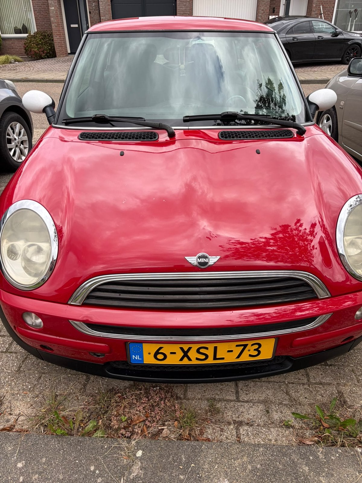 Mini 1.6 16V ONE 2002 Rood, Auto's, Voorwielaandrijving, 15 km/l, 4 cilinders, 4 stoelen