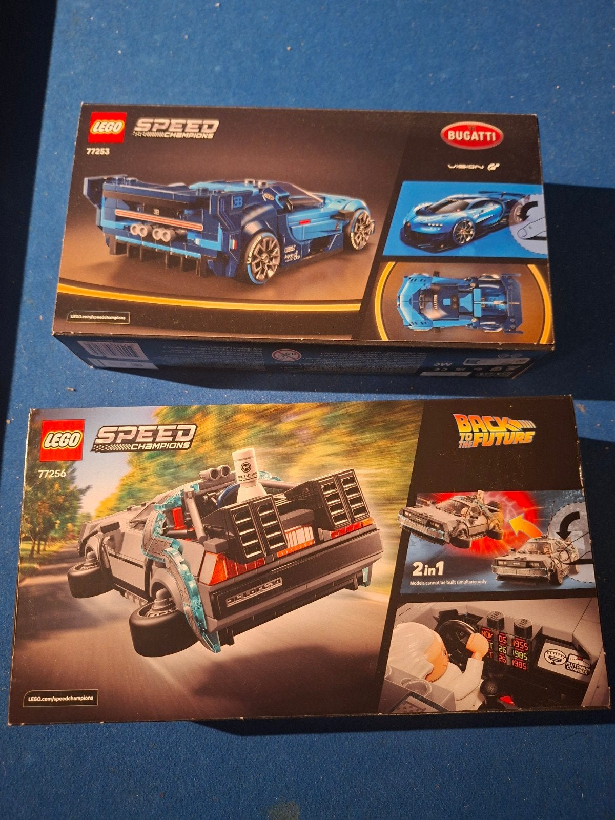 LEGO Speed Champions: DeLorean en Bugatti Vision GT, Ophalen, Nieuw, Overige merken