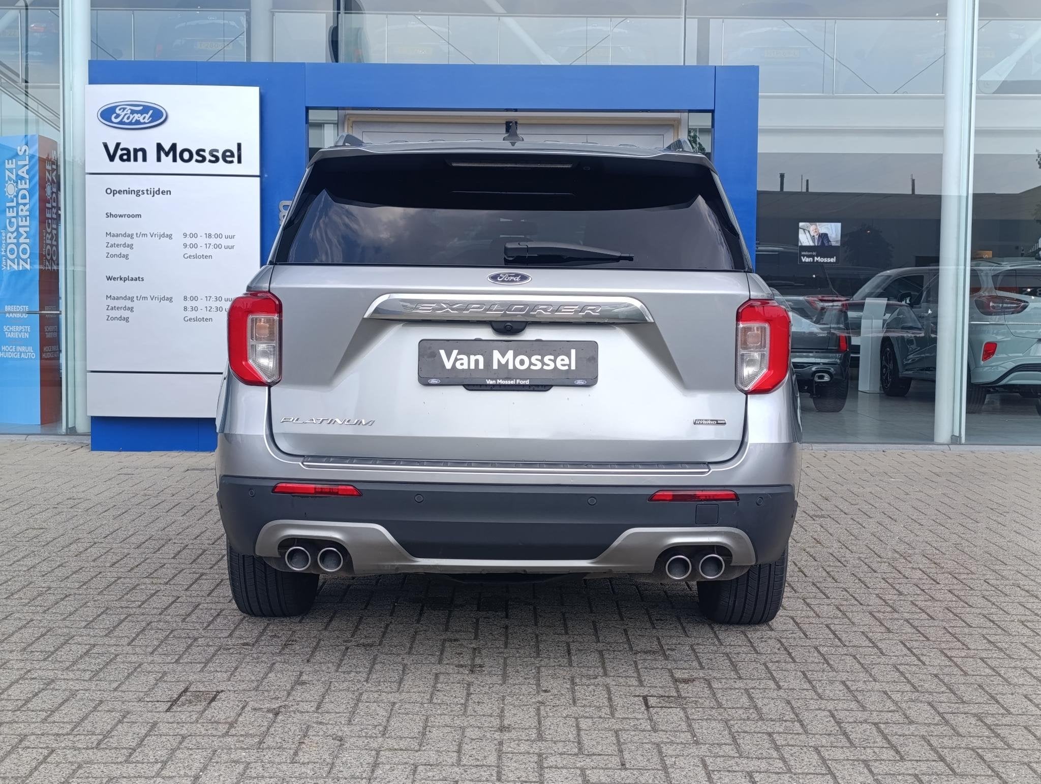 Ford Explorer 3.0 PHEV Platinum | Adaptieve Cruise | Panodak, Automaat, 12 maanden, 14 kWh, Euro 6