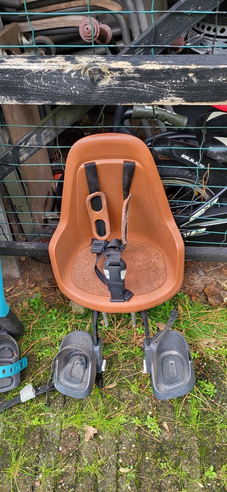 fietsstoeltje yepp voor achterop . bobine voorop, Fietsen en Brommers, Ophalen, Gebruikt