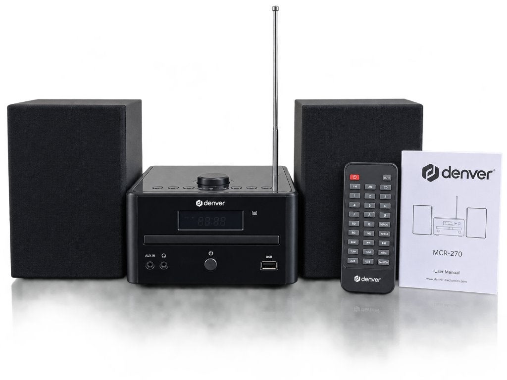 Denver MDA-270 DAB+/FM microsysteem, Ophalen of Verzenden, Zo goed als nieuw, Radio, Met cd-speler