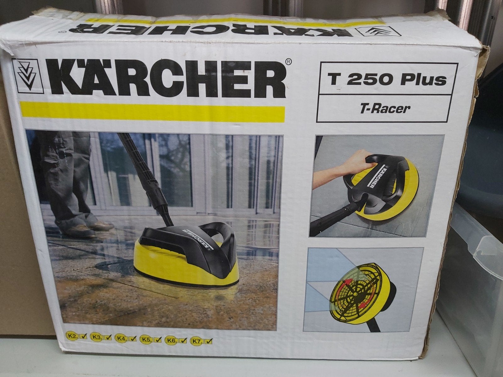 Kärcher T 250 Plus T-Racer Terrasreiniger, Gebruikt, Kärcher, Ophalen of Verzenden, Elektrisch