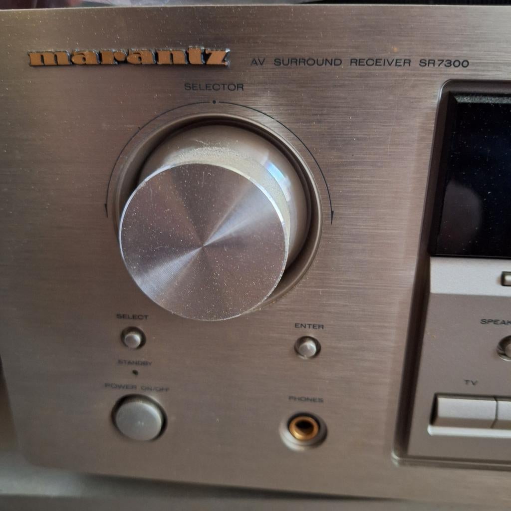 Marantz goudkleurig versterker start soms niet op, Ophalen of Verzenden, Gebruikt, Overige merken