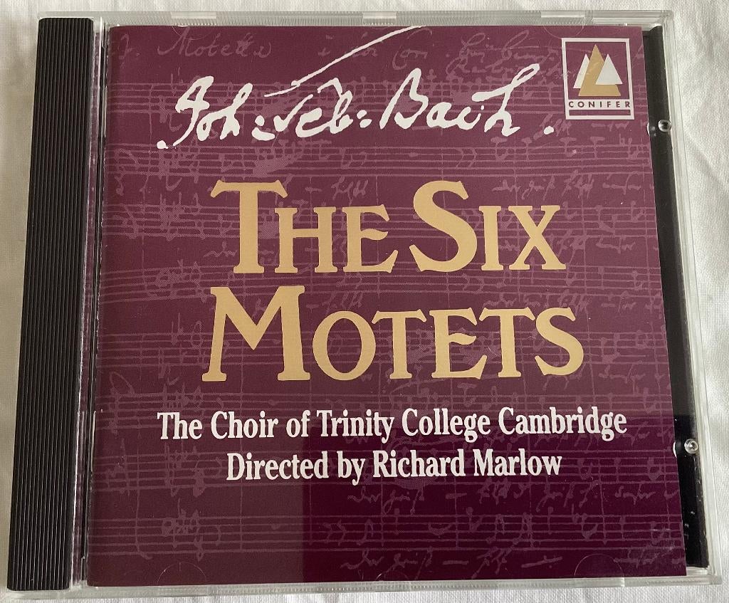 Bach The Six Motets Marlow CD, Ophalen of Verzenden, Barok, Gebruikt, Overige typen