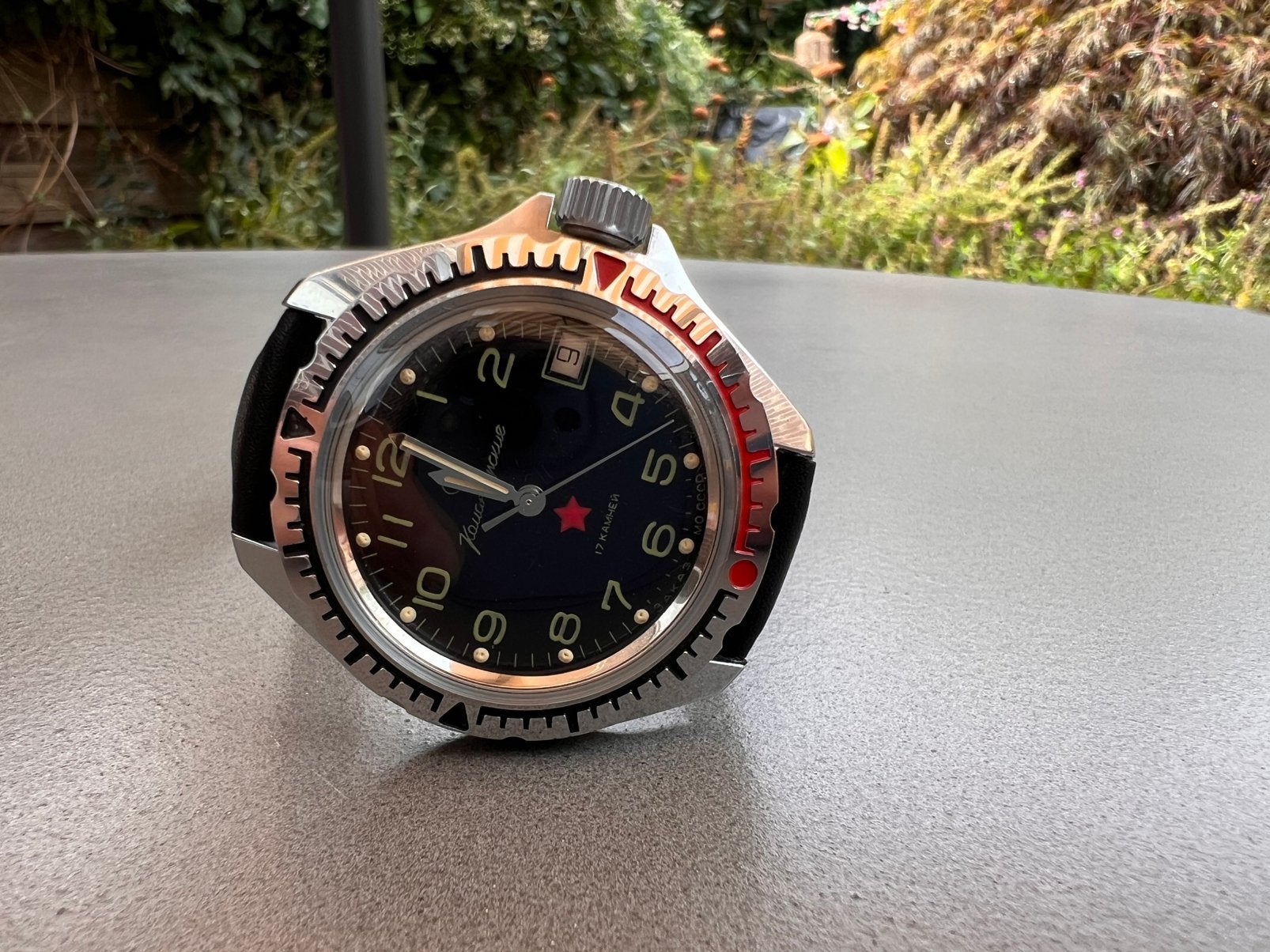 Vostok Boctok duikhorloge, Ophalen of Verzenden, Zo goed als nieuw, Staal, Overige merken
