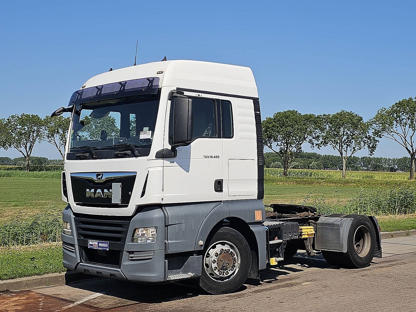 M.A.N. 18.420 TGX xlx bls intarder, Auto's, Automaat, Euro 6, MAN, Wit
