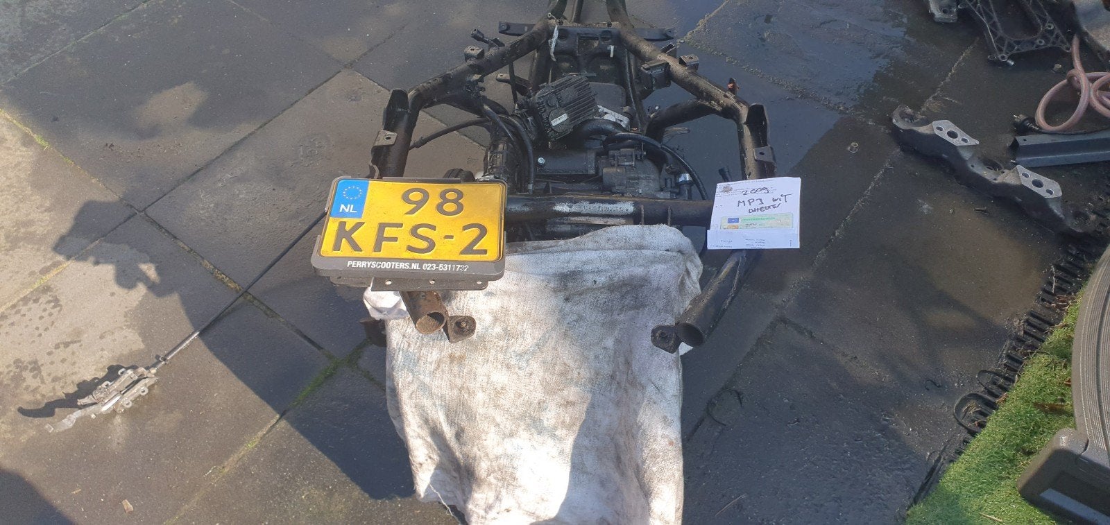 Piaggio MP3 400 Frame - Bouwjaar 2008, Ophalen of Verzenden