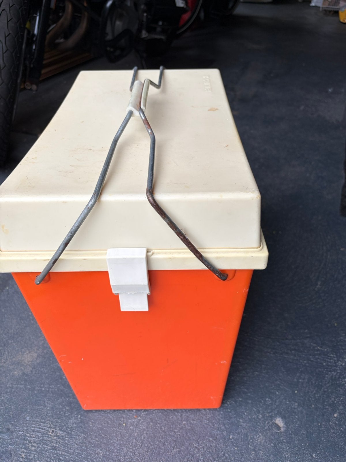 Vintage koelbox van Curver met koelelement, Ophalen, Gebruikt, Koelbox, Koelelement
