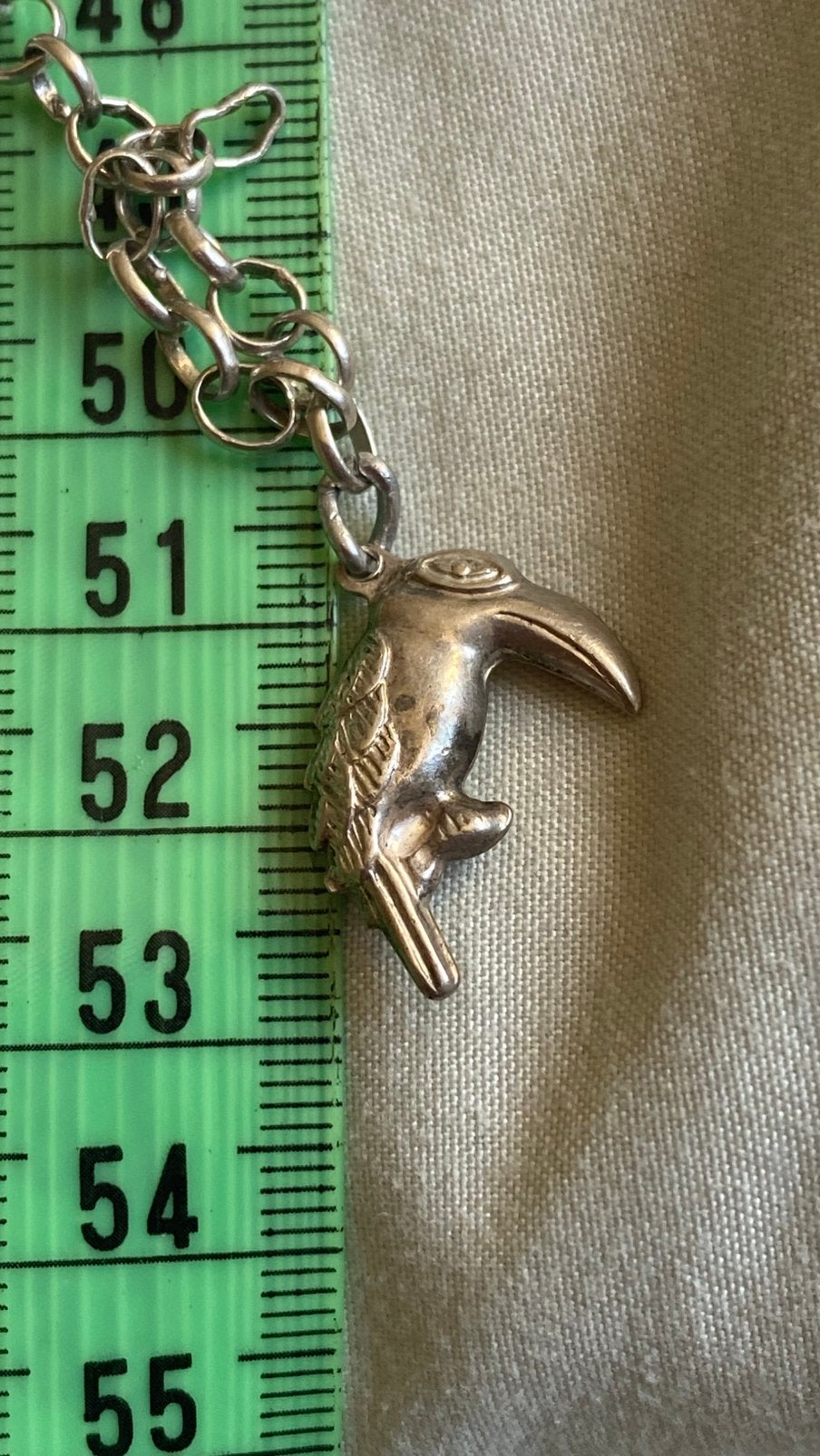 Zilveren bedel hanger raaf kaketoe voor ketting bedelarmband, Overige merken, Ophalen of Verzenden, Zo goed als nieuw, 4 bedels of meer