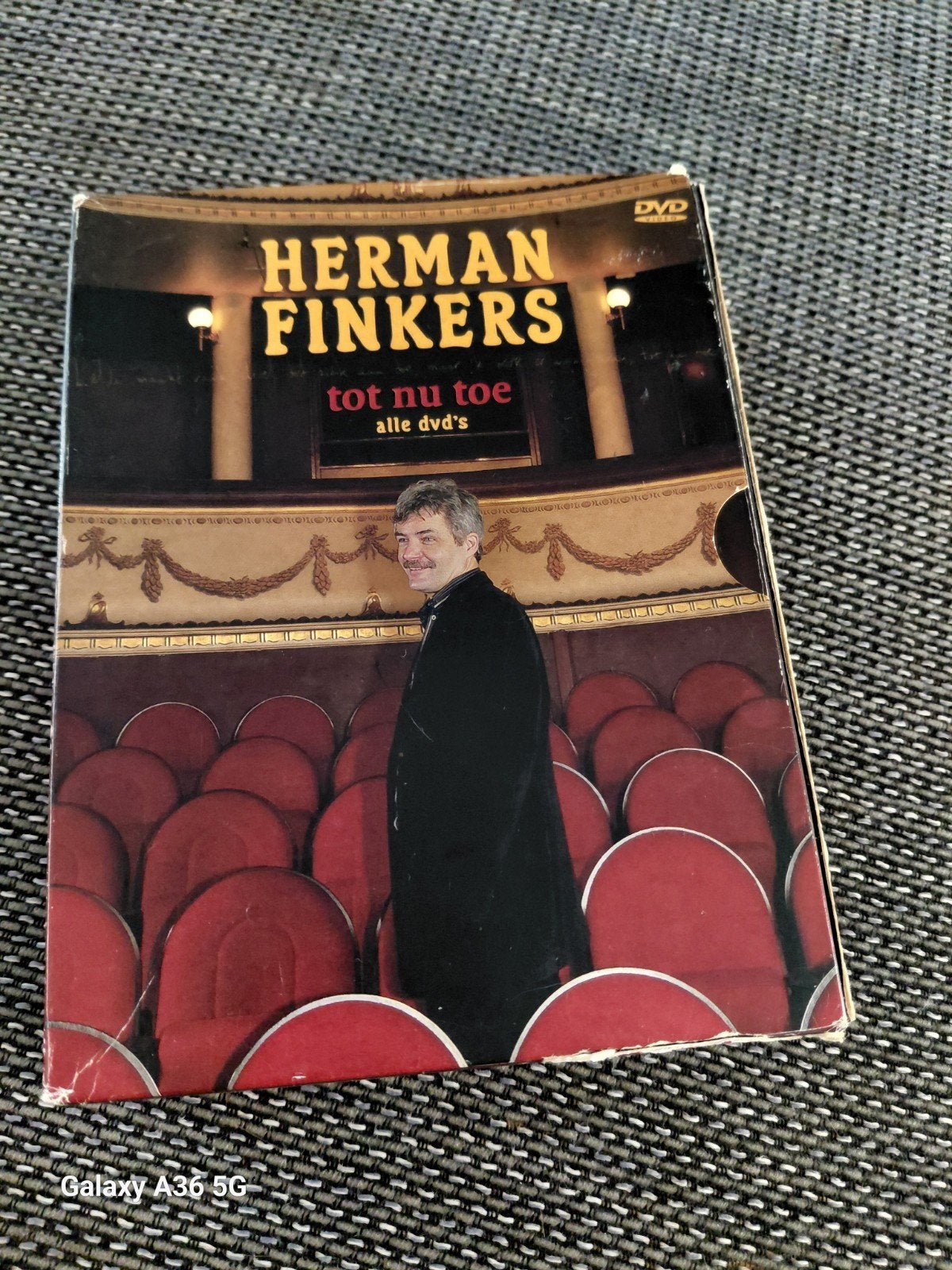 Herman Finkers ,Tot nu toe dvd box, Alle leeftijden, Ophalen, Zo goed als nieuw, Stand-up of Theatershow