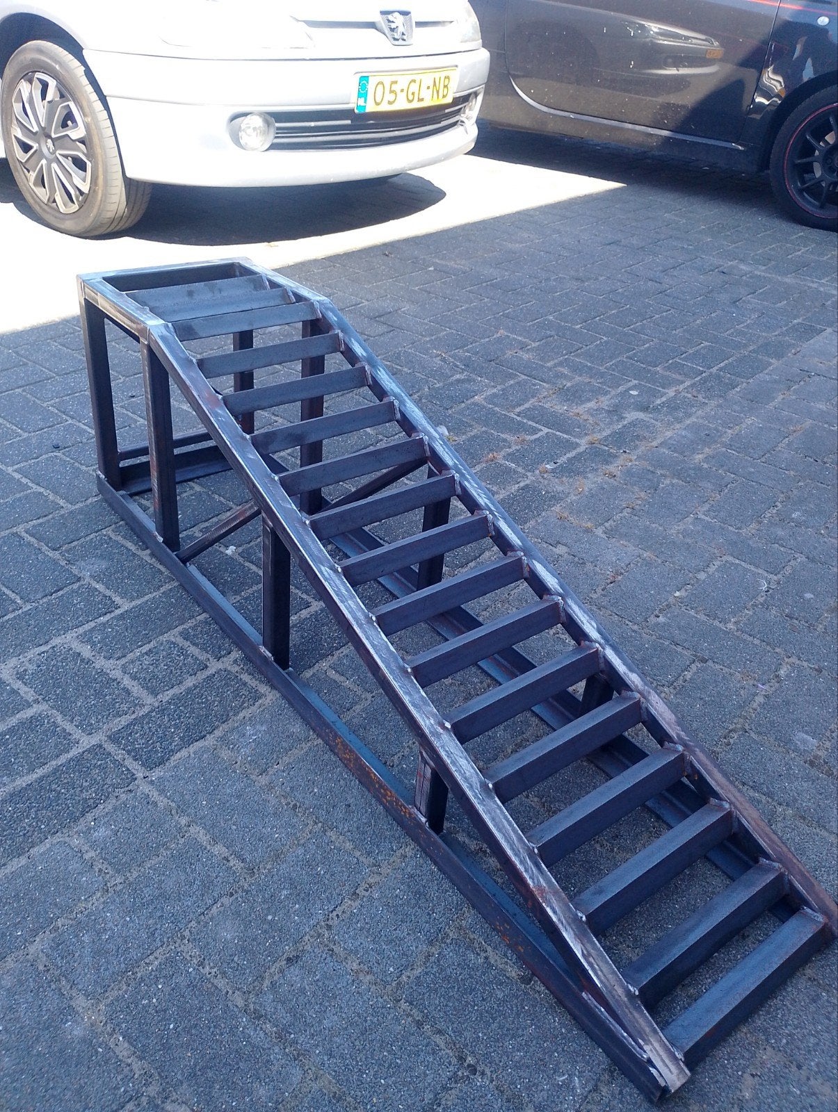 Oprijblokken, Ophalen, Zo goed als nieuw, Minder dan 2 meter