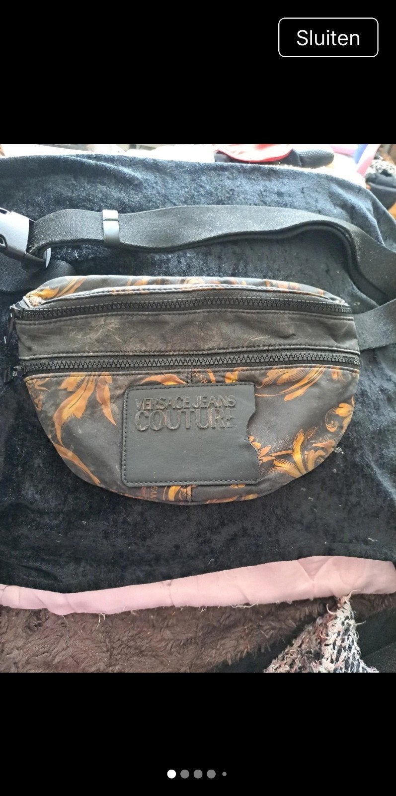 Originele Versace Jeans Couture Heuptas, Ophalen of Verzenden, Gebruikt, Zwart, Overige typen