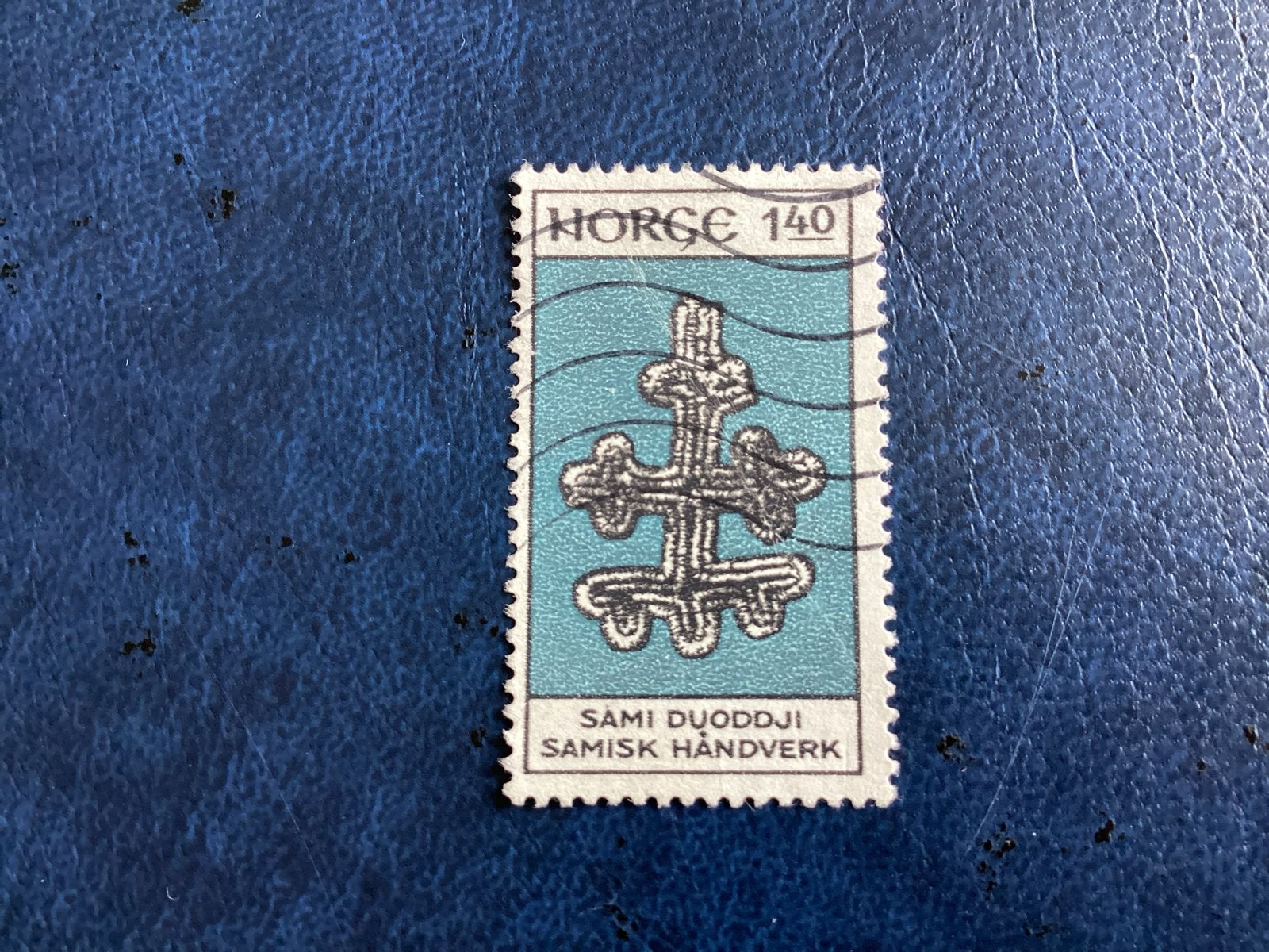 Noorwegen 1973- Mi.670-Sami Duodji Samisk Håndverk, Ophalen of Verzenden, Noorwegen, Gestempeld