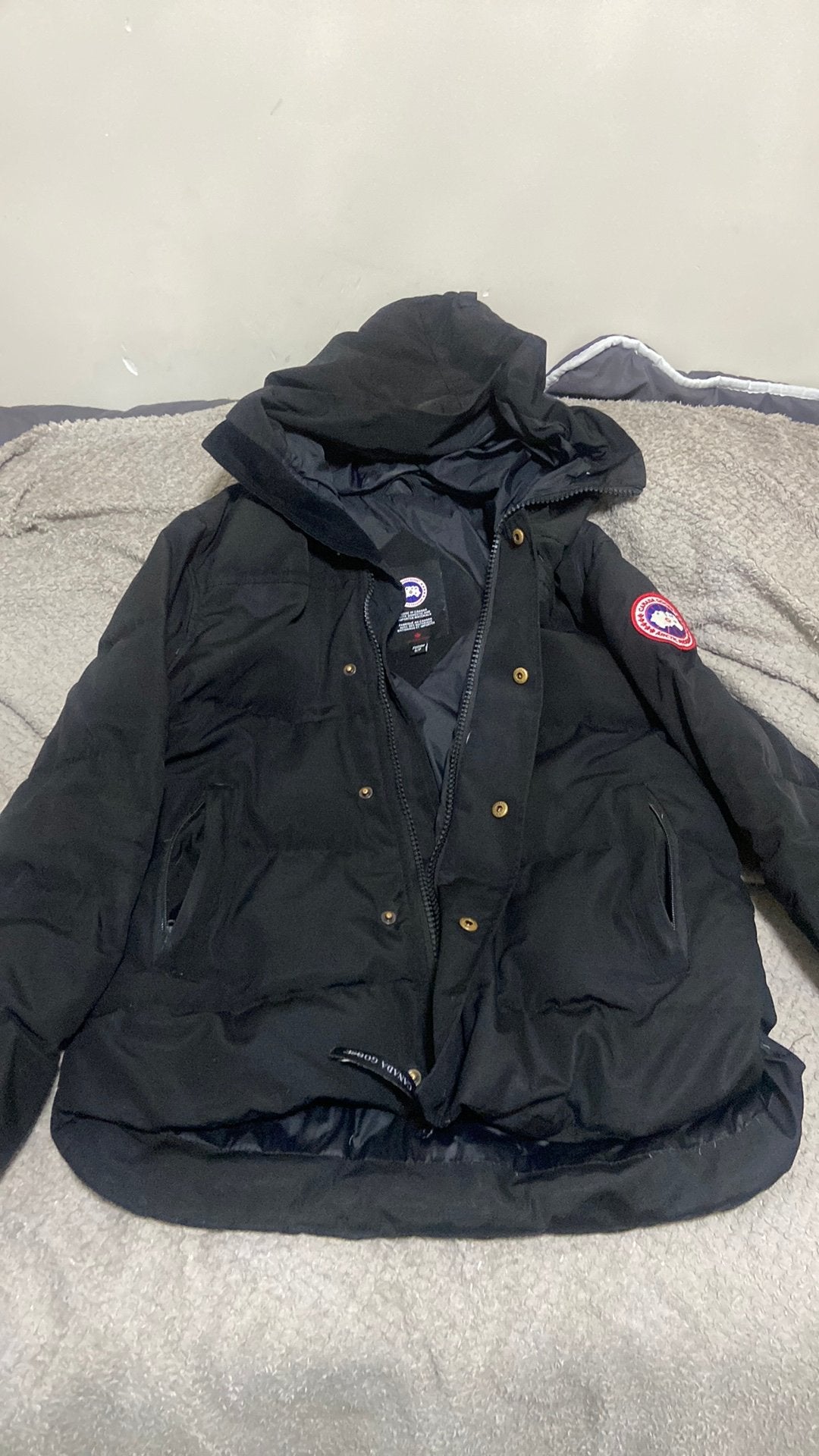 Canada goose winter jas mannen, Ophalen of Verzenden, Zo goed als nieuw, Zwart